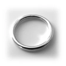 2mm Solid 925 Sterling Silver Round band Stacking Ring Polished Finish