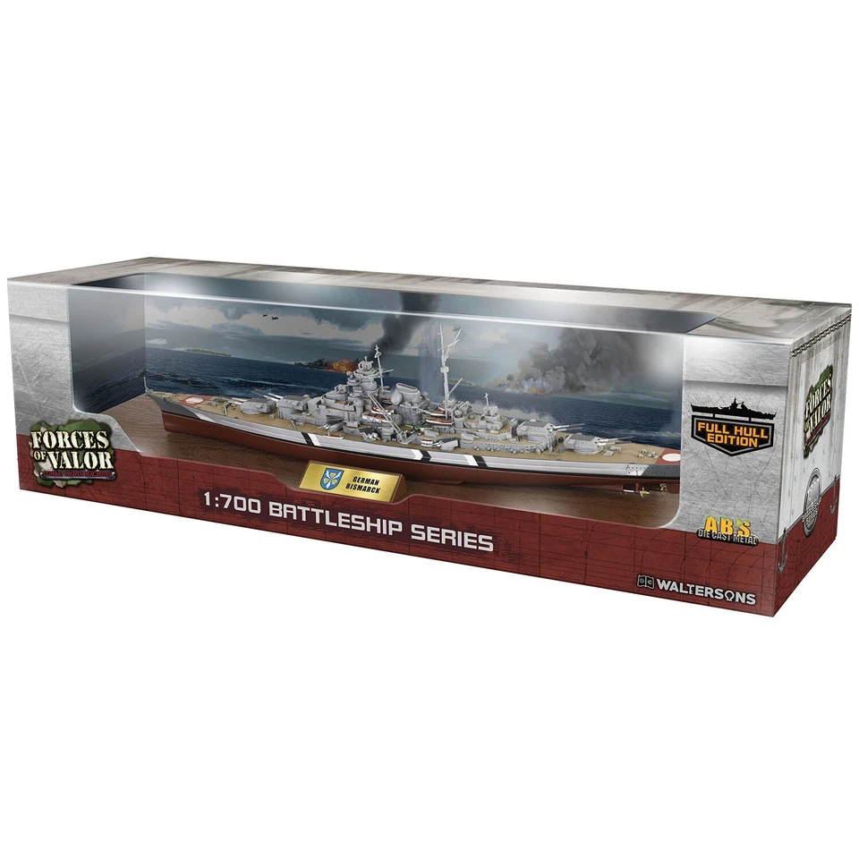 FOV Forces Of Valor 861152A 1/700 GERMAN BATTLESHIP BISMARK 1941 Diecast Model - Image 3 of 4