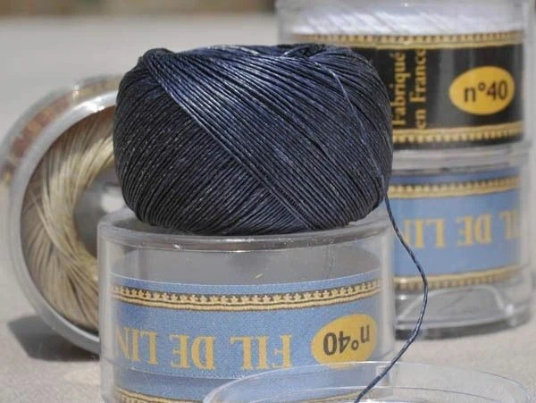 Fil au Chinois 50 Meters No.40 Twisted Waxed Linen Thread Capsules 0.5mm 23color - Image 2 of 4