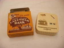 Vtg Still Advertising Coin Bank Wisconsin National Life Insurance Co. Oshkosh WI