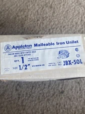 Appleton JBX-50L 1/2" Mall Iron Unilet (339)