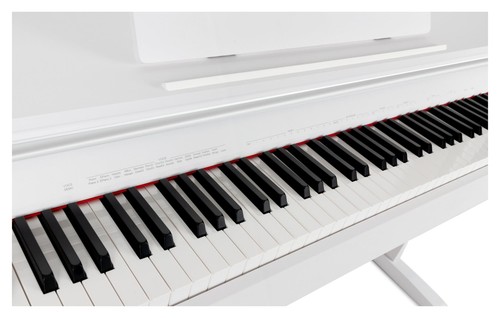 88 Tasten Digital E-Piano Klavier Keyboard 3-Pedale 26-Sounds USB Weiss Matt - Bild 5 von 12