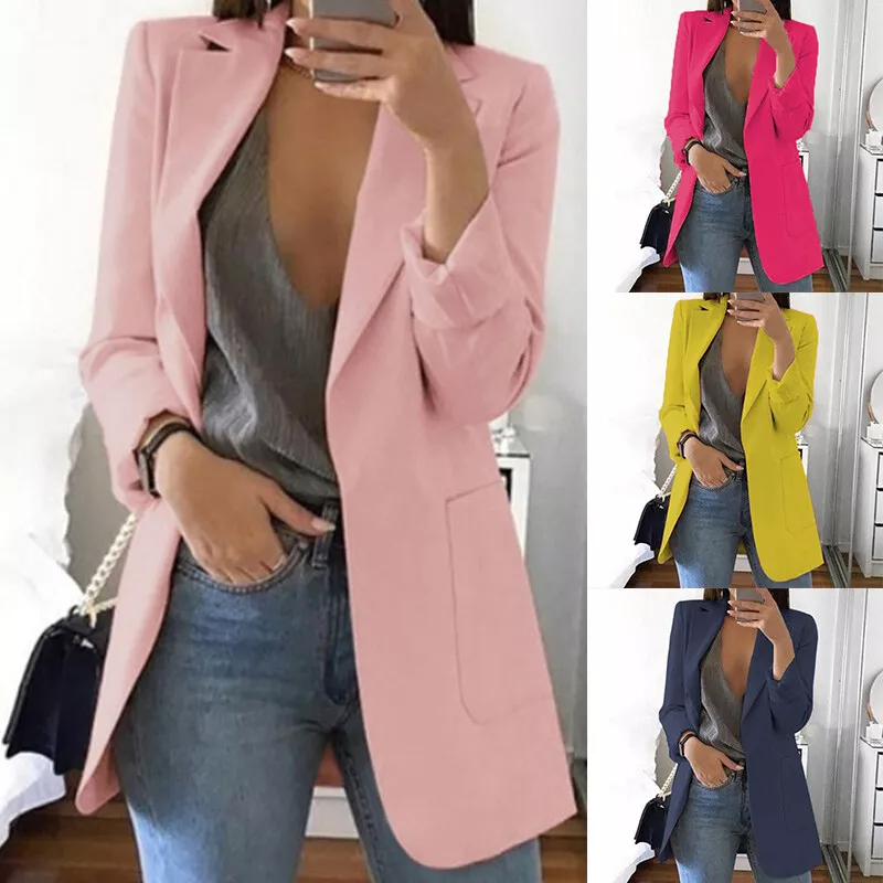 Simple slim shop long sleeve jacket