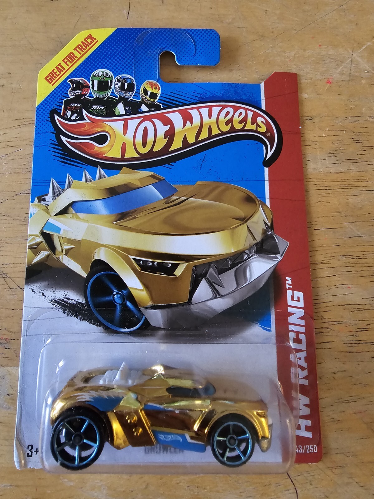 Hot Wheels 2013 Super Chromes Series #143 Growler; Gold 