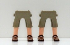 2 x BEINE KURZE HOSE GRAU SCHUHE PLAYMOBIL zu R&Ouml;MER GARDE SOLDAT MATROSE ACW B72