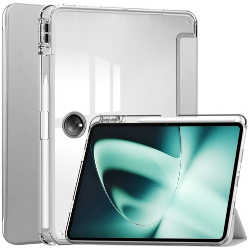 For OPPO Pad 2/OnePlus Pad 11.6" Smart Case Flip Leather Transparent Back Cover - Imagen 18 de 60