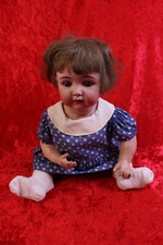 antike Puppe Franz Schmidt F.S. & Co Germany 50 Porzellankopf Masse Körper 52 cm