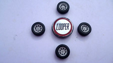 Set 4 cerchi + 4 gomme racing x MINI COOPER - Scala 1/43