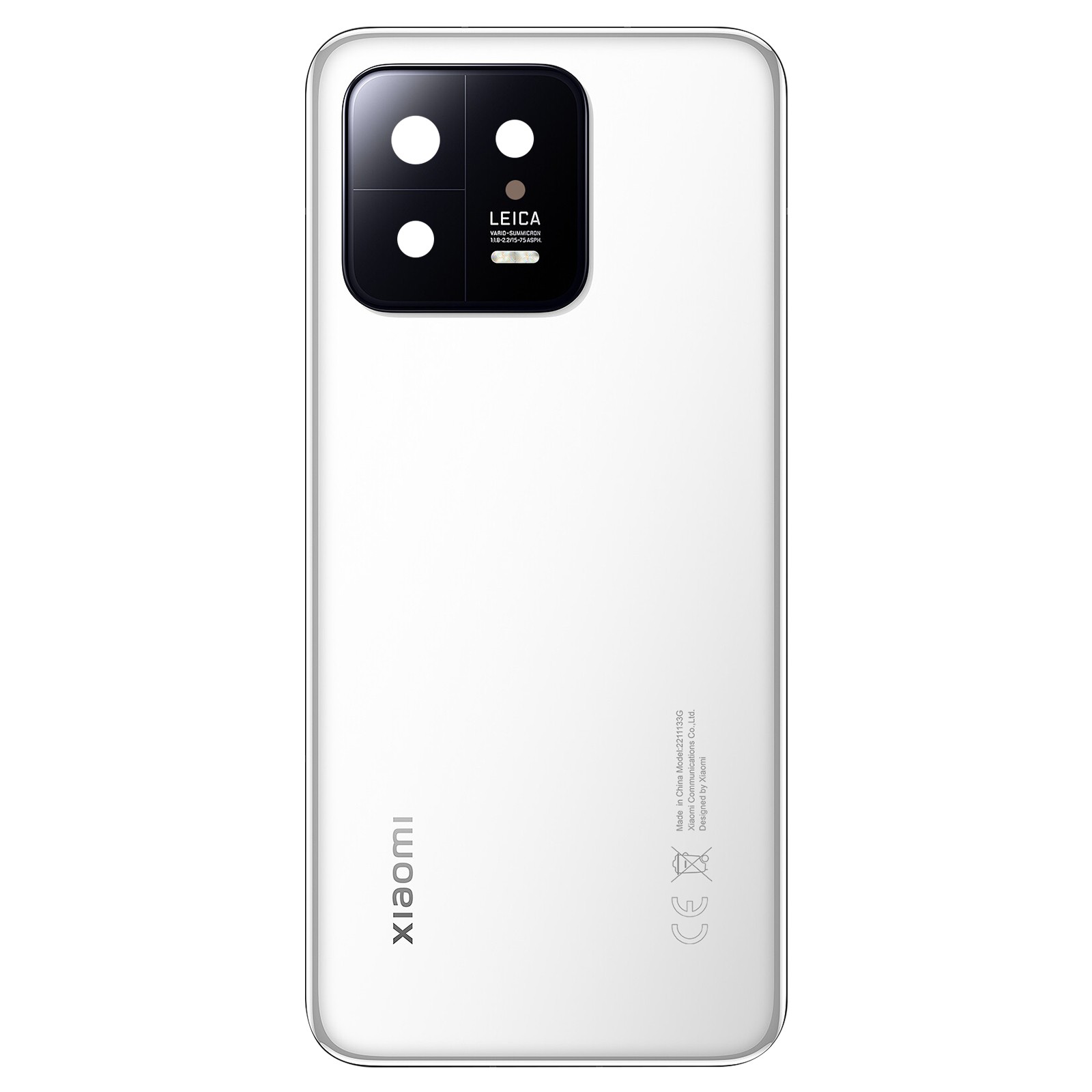 Vitre arrière pour Xiaomi 13 blanche pièce de rechange originale