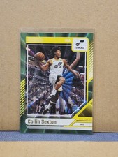 2024-25 Panini Donruss - Collin Sexton #55 Holo Green Laser Utah Jazz