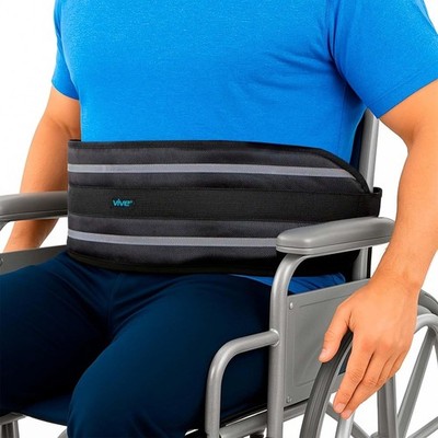 Vive Wheelchair Seatbelt - Safety Belt For The Elderly - Harness For Adults - Ad