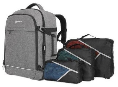 Manhattan 440370 Laptoptasche 43,9 cm (17,3'') Rucksack Grau