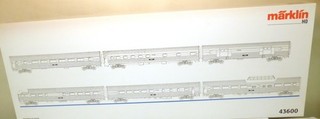 Märklin H0 43600 Streamliner Set "AMTRAK" m. 6 Wagen KK Beleuchtung E59