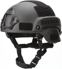 MICH Airsoft Helmet with Side Rails and NVG Mounts for Outdoor Activities Suc...