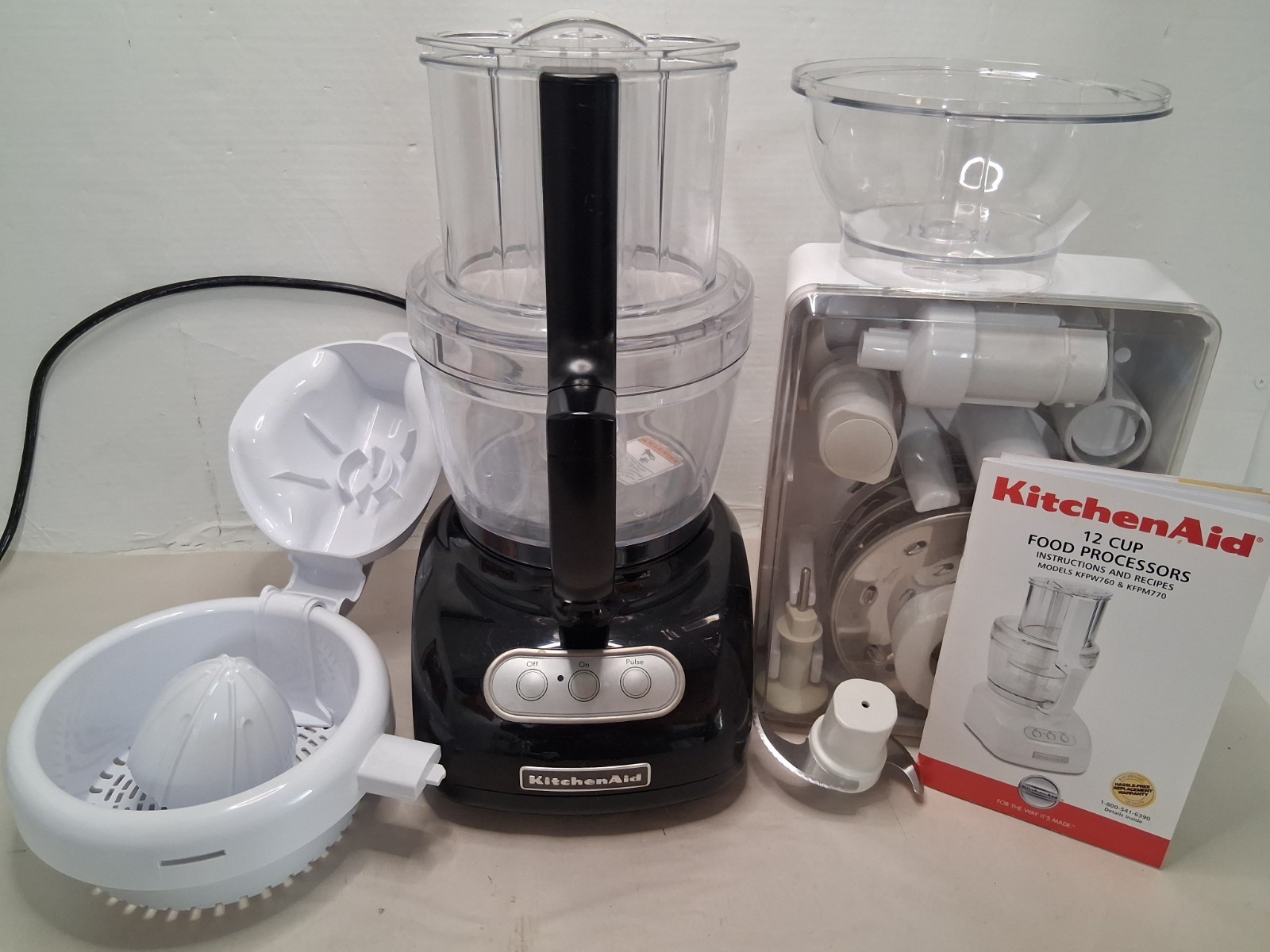 KitchenAid 12 Cup Food Processor Accessories Included