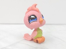 Littlest Pet Shop LPS #854 Cockatoo Bird ‘Crescent Eyes