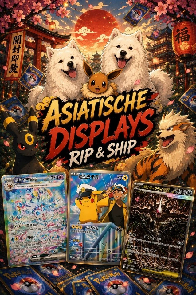 Moooooiiiin. Asiatische Displays RIP & SHIP, Display Breaks, Slabs uvm. 🔥