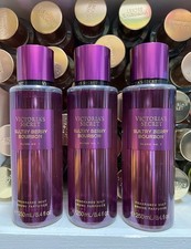3 Pc Victoria s Secret Sultry Berry Bourbon Fragrance Mist 8.4 oz New