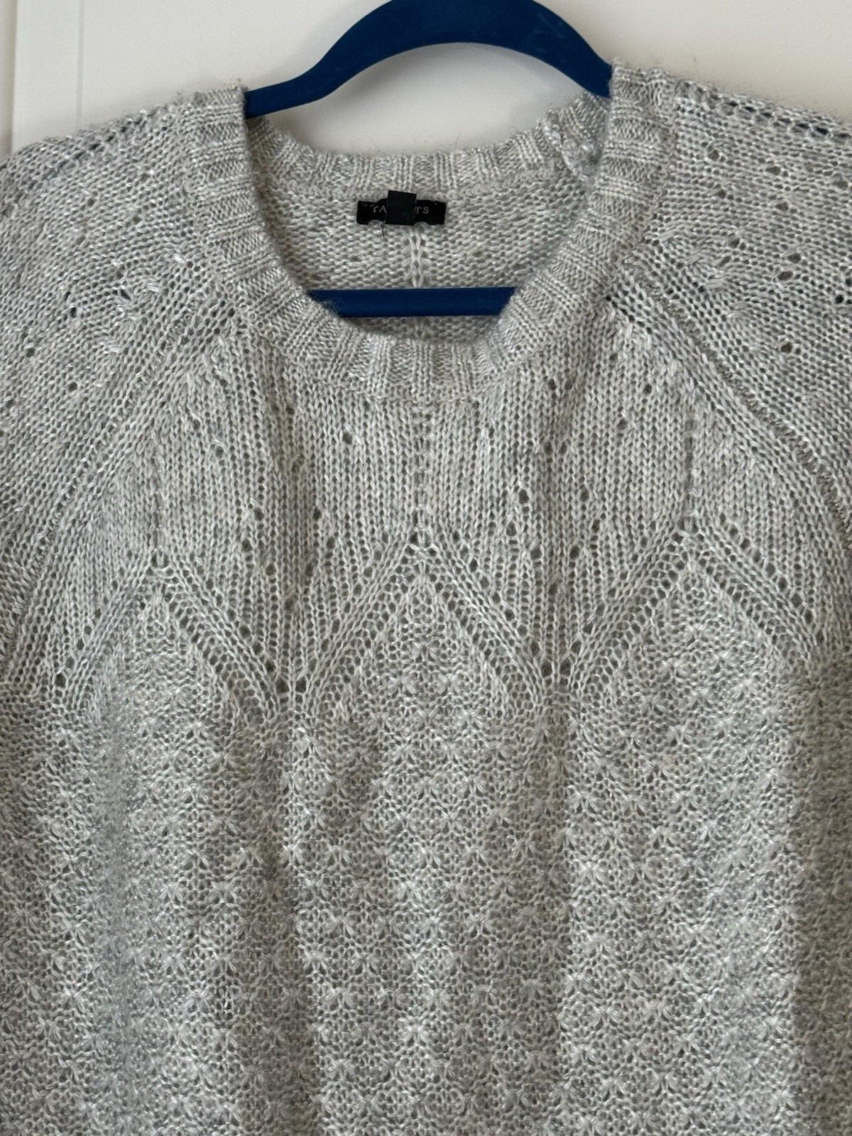 Talbots Sweater Crew Neck Solid Light Gray Women’… - image 1