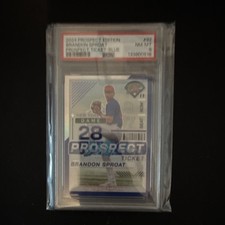 Panini 2024 Prospect Edition Brandon Sproat #92 New York Mets Blue Serial /149