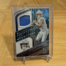 🔥 Justin Herbert🔥2022 Spectra Sunday Spectacle Patch /60🔥Player Worn🔥