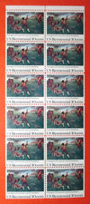 US BICENTENNIAL ~LEXINGTON & CONCORD 1775 BY SANDHAM ~ SHEET 12 CENT USPS STAMPS