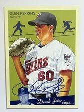 2008 Upper Deck Goudey Graphs Glen Perkins Auto #GG-GP Twins Autograph NM