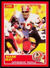 Mark May, 1989 Score, #116, RC Washington Redskins