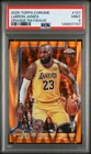 2025-26 Topps Chrome Lebron James #127 Orange Raywave /25 PSA 9 (EL