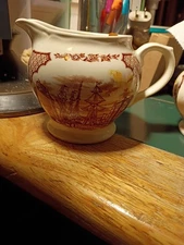 Vintage Alfred Meakin Fair Winds Sugar & Creamer - England