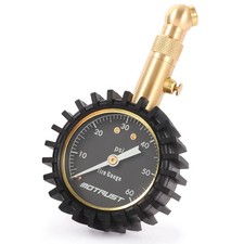 Tire Pressure Gauge With Large 2 Inch Scale Glowing Dial 0-60 Psi Heavy Duty Tire Pressure Gauge With Large 2 Inch Scale Glowing Dial 0-60 Psi Heavy Duty