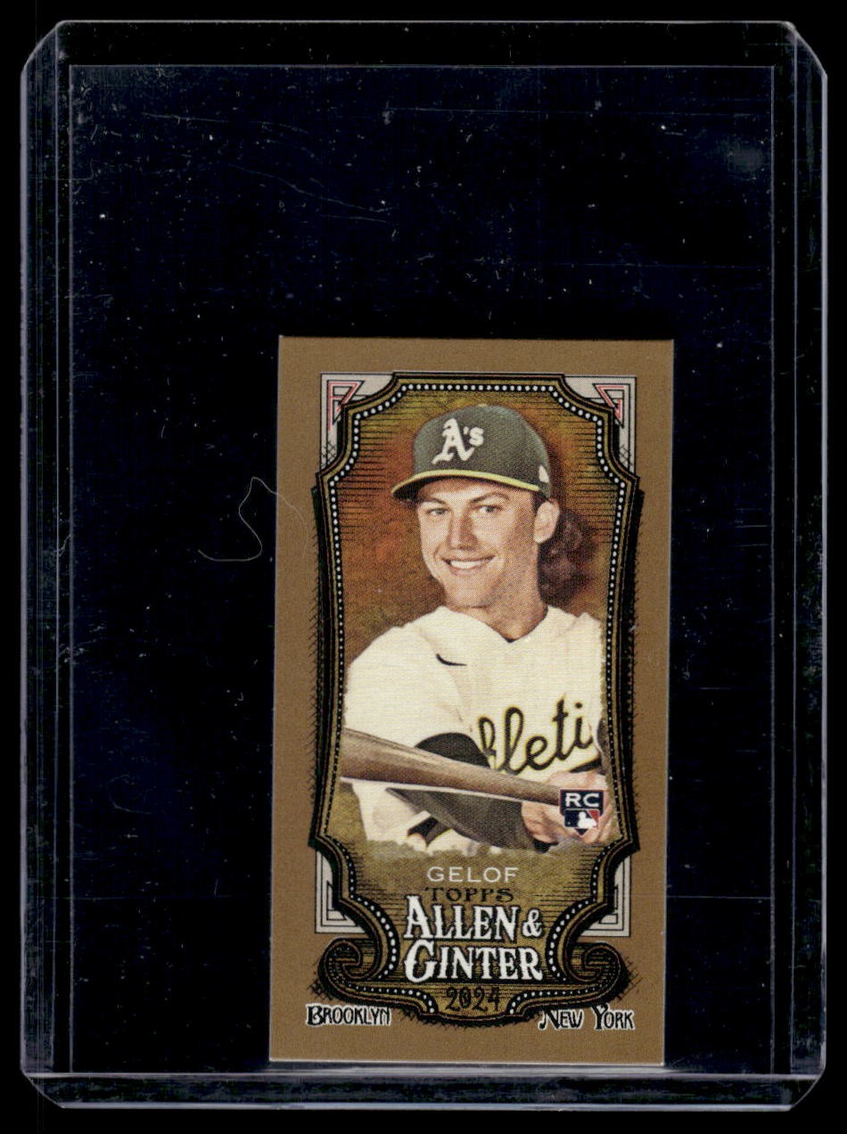 2024 Topps Allen & Ginter #82 Zack Gelof Mini Gold Border RC