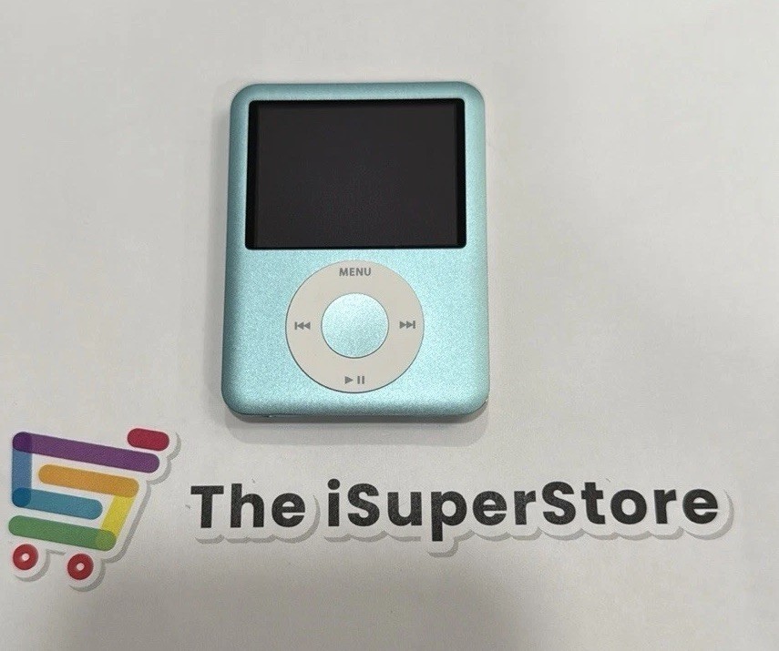 Apple iPod Nano 3rd Generation 8GB A1236 Mp3 Mp4 , New Battery