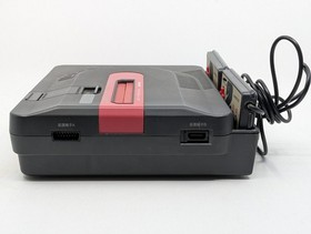 Sharp Twin Famicom AN-500B Black/Red | New Belt | Fully Tested 5 Games