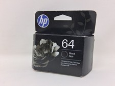 HP Original Ink Cartridge Black 64-New In Sealed Package