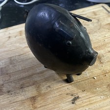 Amazing Forged Metal Decor Pig Piglet Farmhouse Figure