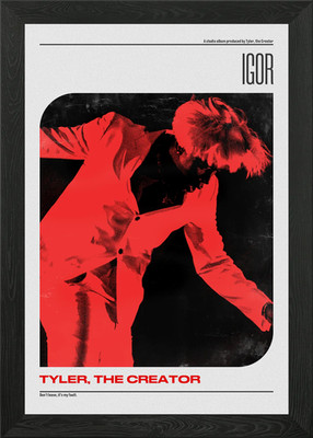 Tyler der Schöpfer Igor gerahmtes Wandbild Poster Leinwanddruck Bild