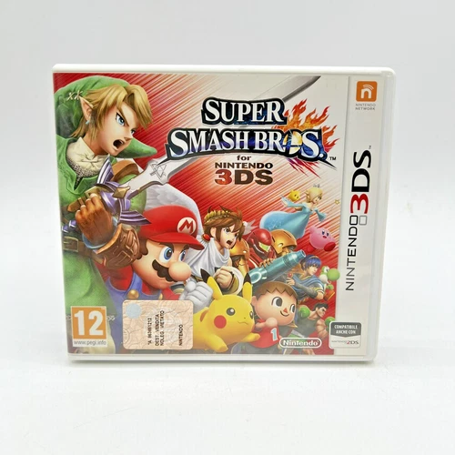 Super Smash Bros Nintendo 3DS PAL ITA Game Used Italian WORKING