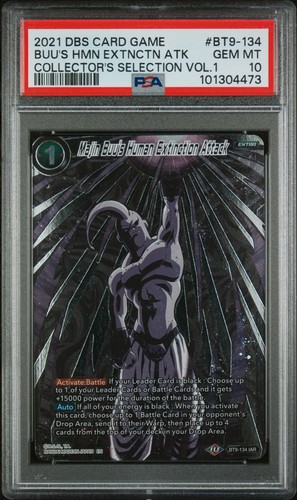 DRAGON BALL SUPER MAJIN BUU'S HUMAN EXTINCTION ATTACK BT9-134/97 2021 PSA 10