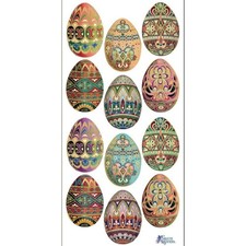 Violette Stickers - Easter Eggs - 1 Spring Decorative Sticker Sheet - Crafts