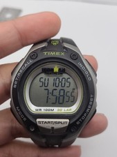 Timex Ironman 30-Lap Digital Mens Watch Black New Battery Working