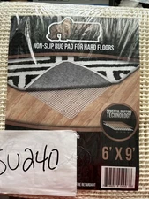 Gorilla Grip Non slip Area Rug Pad for a 6’ x 9’ rug    NEW