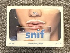 SNIF Fine Fragrance 2% Milk Sheer Body Whip 2.5 oz Moisturizer New & Fresh