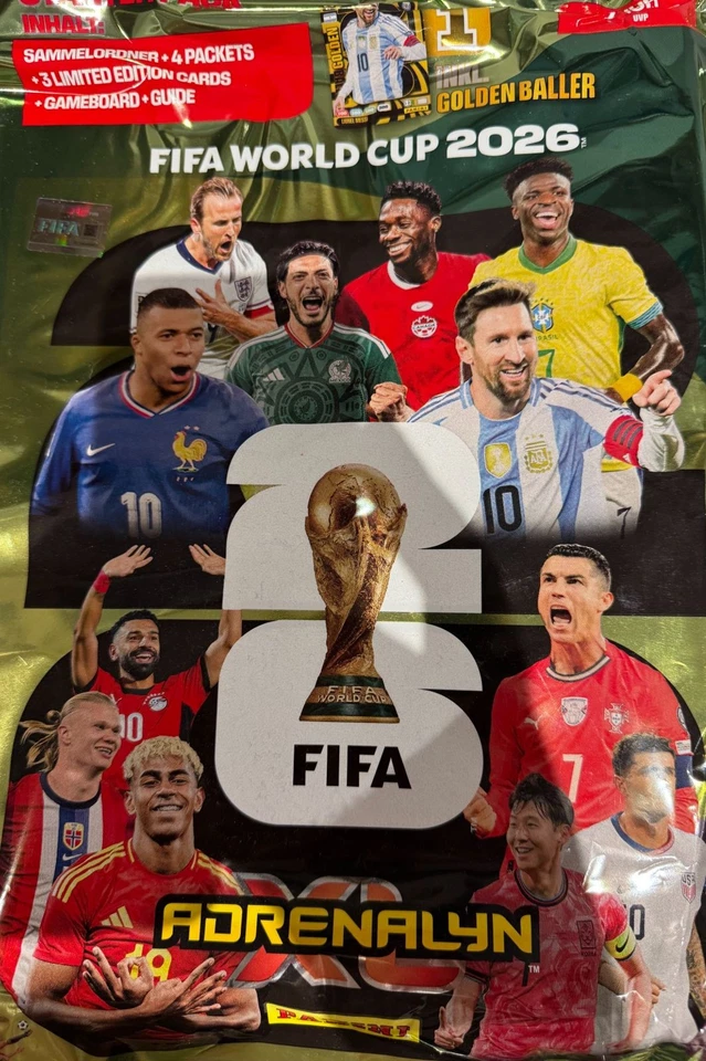 Panini - Adrenalyn WM 2026 Sealed Produkte Mix Show