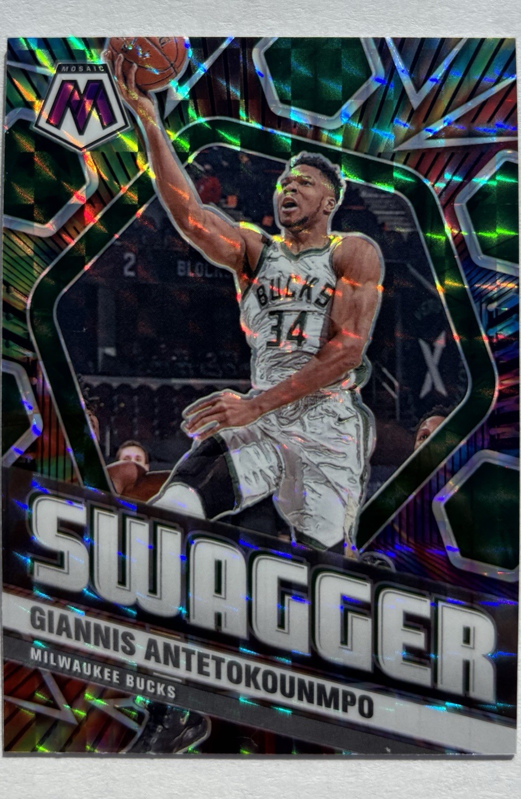 Giannis Antetokounmpo 2020 Panini Mosaic Swagger #2