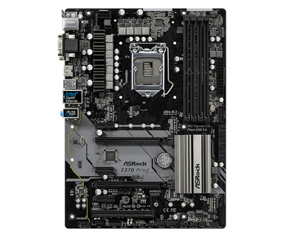 ASRock Z370 Pro4 LGA 1151 Z370 HDMI USB 3.1 2 Ultra M.2 DDR4 ATX Motherboard