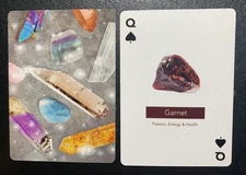 Swap Playing Card   CRYSTAL HEALING CARD   GARNET