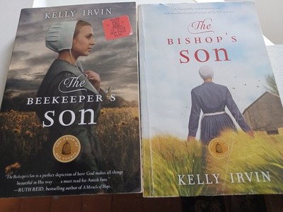The Beekeepers Son  & The Bishop's Son by Kelly Irvin      trade paperback