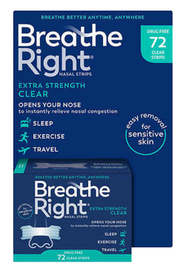 #ad Breathe Right Extra Strength Nasal Strips 72 ct Clear $25.18