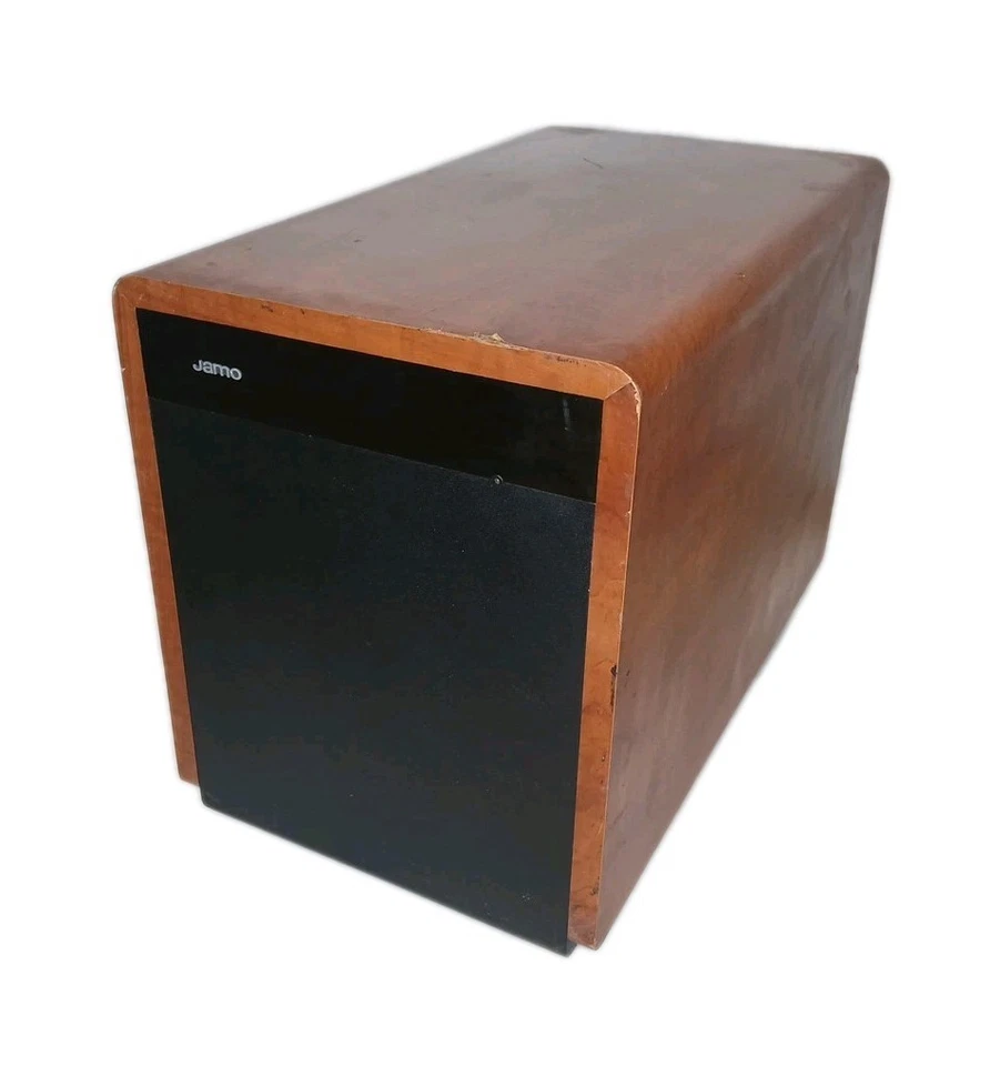 Subwoofer alimentado Jamo Sub 250 120V solo para uso en interiores - marrón *PROBADO* Foto 2 de 4